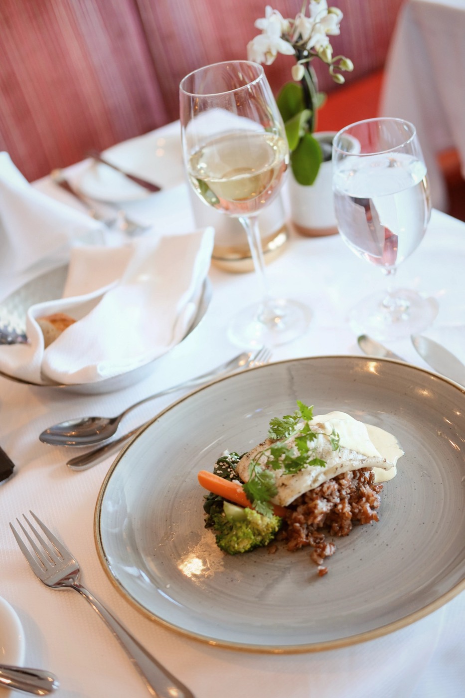 Dining aboard AmaSerena